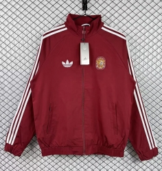 2026 Spain red Windbreaker Jacket size S-2XL